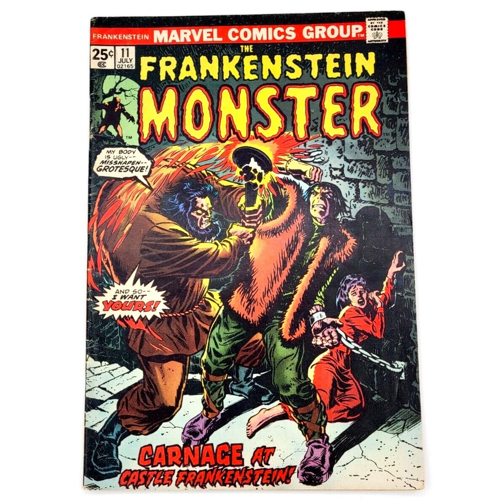 FRANKENSTEIN MONSTER #11 (1974) /‎ FN- / BRONZE AGE MARVEL